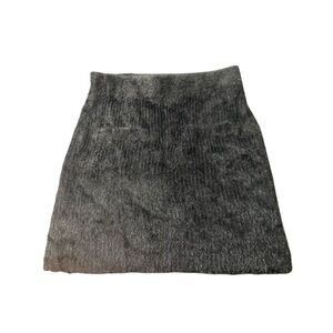 Nasty Gal Fuzzy Skirt
